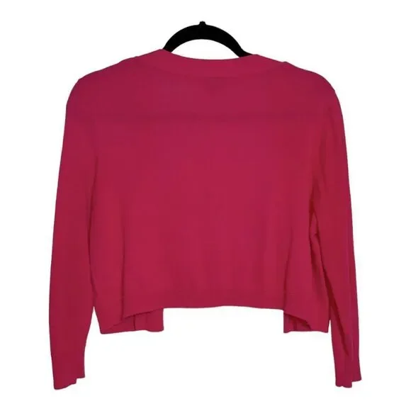 Talbots Crop Open Front Cardigan - Picture 2 of 3